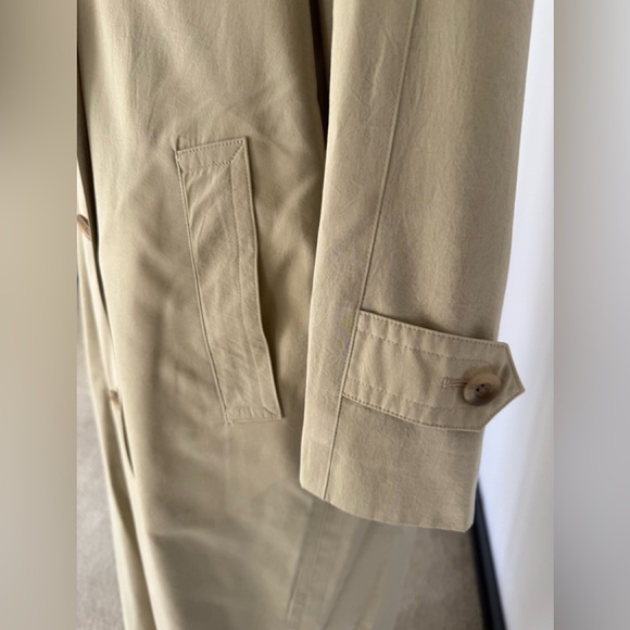 Vintage Burberrys’ Long Trench Coat with Belt and Zip in Liner - Size 4 - Picture 6 of 15